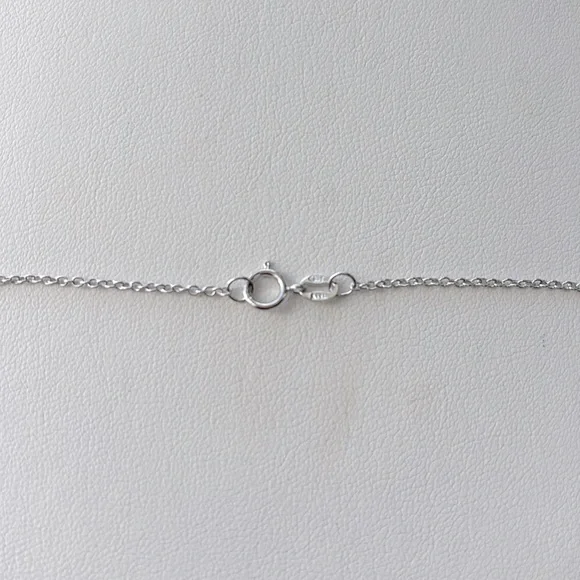 Sterling Silver Heart Link Necklace - Picture 3 of 3
